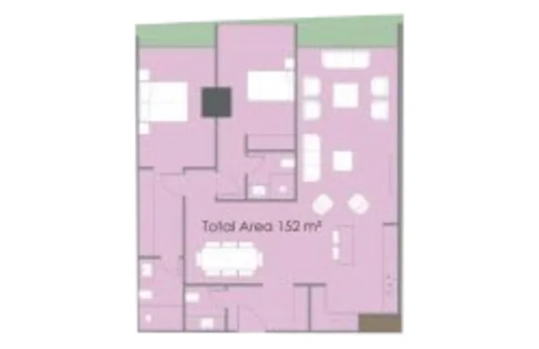 پلان 152 متر مربع