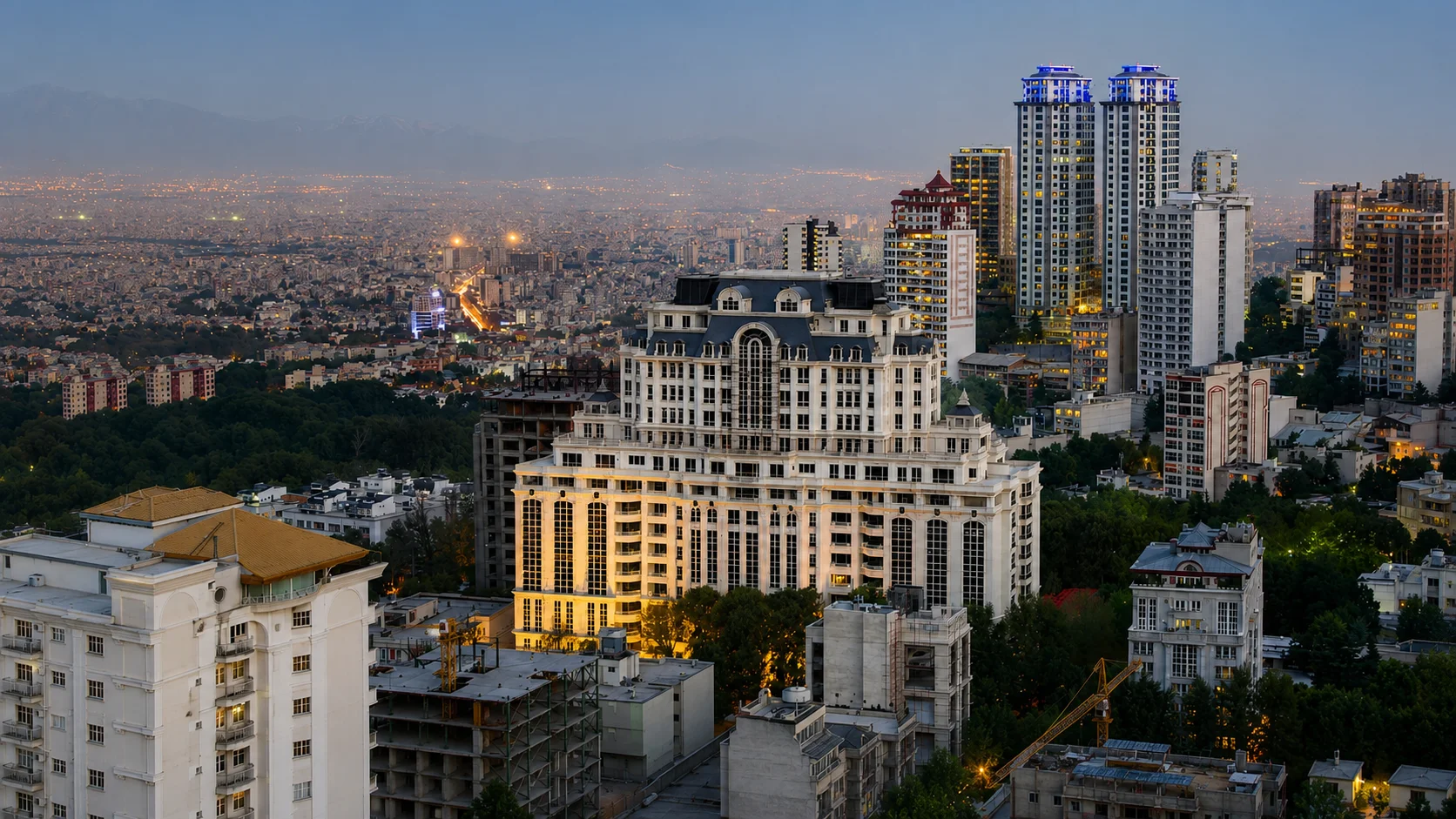 نمای چناران پارک
