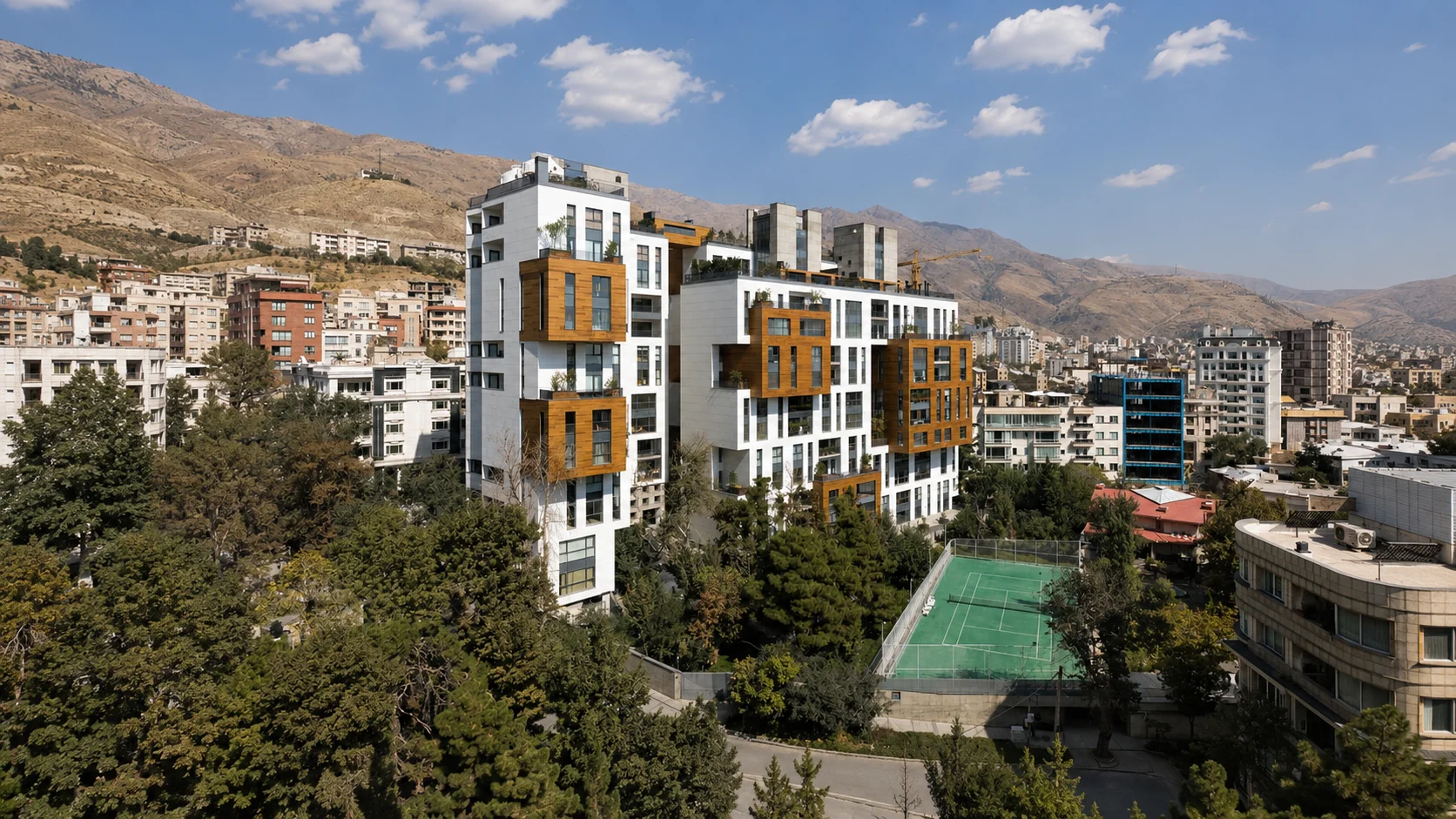 نمای باغ زعفرانیه